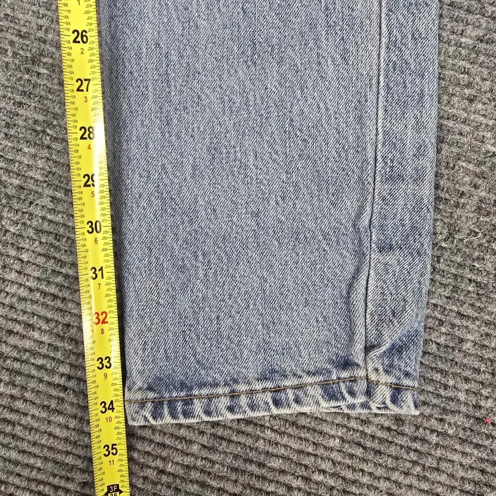 Vintage 90s Levi's 505 USA Made Jeans Tag 32x34 Measures 30x34 Light Wash USA